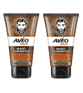 2xPack AVEO MEN Beard Shampoo - 300 ml