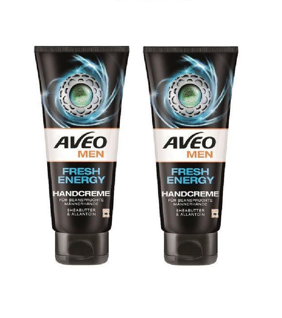 2xPack AVEO MEN Fresh Energy Hand Cream - 200 ml