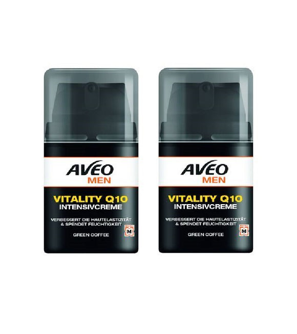 2xPack AVEO MEN Vitality Q10 Intensive Cream - 100 ml