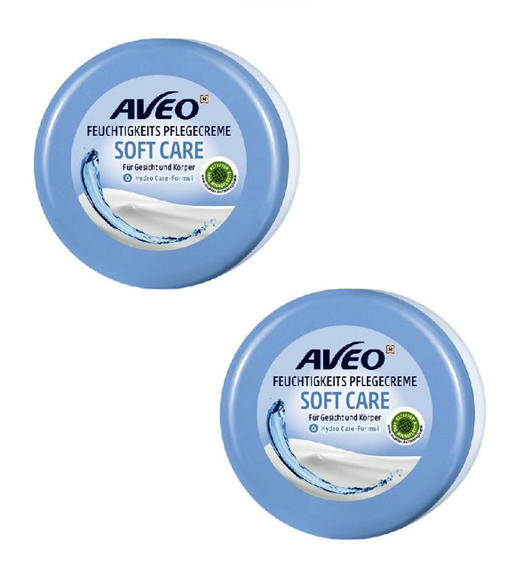 2xPack AVEO Care Skin Care Soft Cream - 500 ml