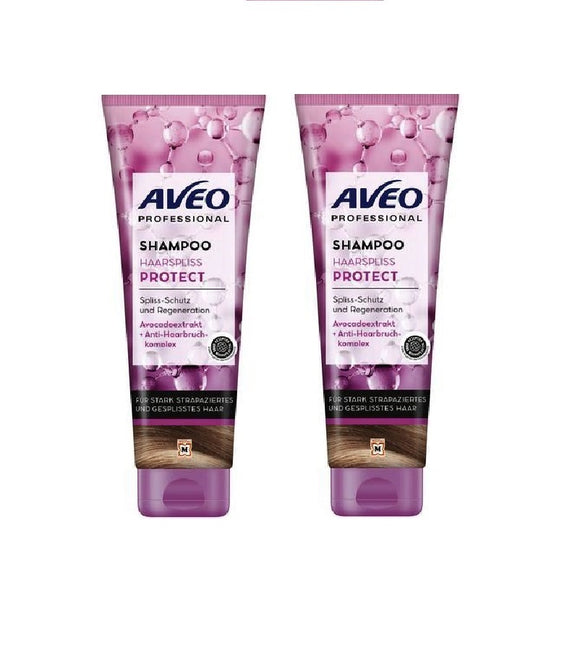 2xPack AVEO Professional Hair Shampoo for Split Ends  - 500 ml