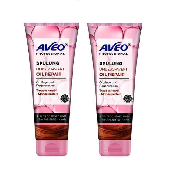 2xPack AVEO Professional Carefree Oil Repair Conditioner - 400 ml