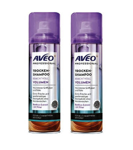 2xPack AVEO Professional Magnificent Volume Dry Shampoo - 400 ml