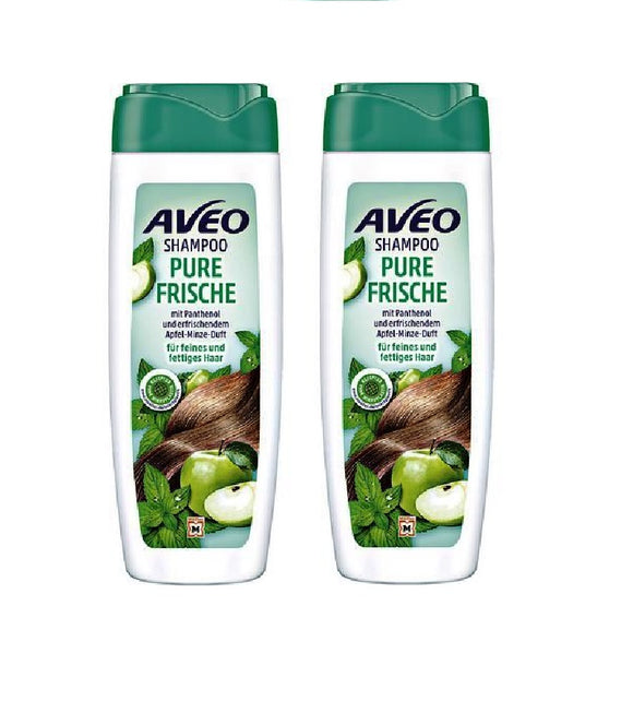 2xPack AVEO Pure Fresh Shampoo - 600 ml
