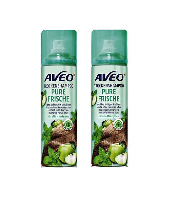 2xPack AVEO Pure Freshness Dry Shampoo - 400 ml