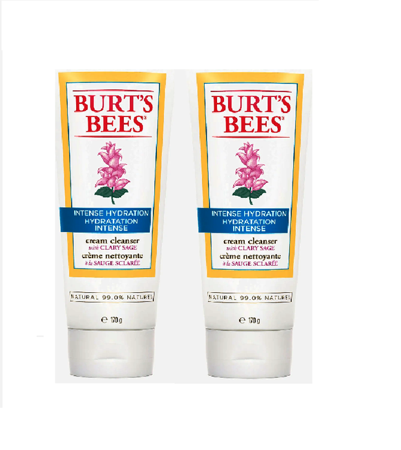 2xPack BURT'S BEES Intense Hydration Cream Face Cleanser - 340 g