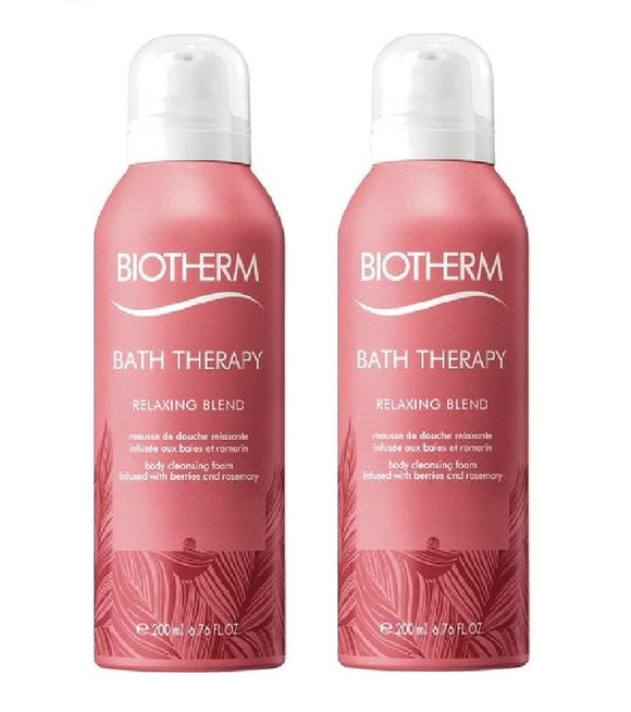 2xPack BIOTHERM Bath Therapy Series Shower Foams - 3 Varieties - 400 ml