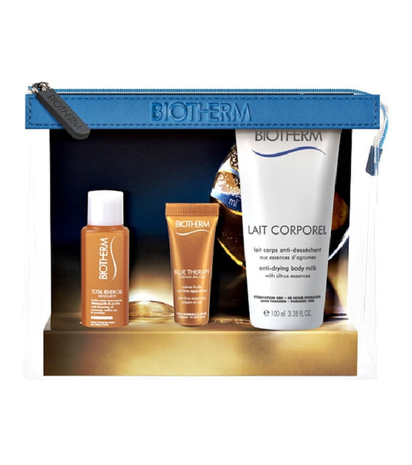 BIOTHERM Blue Therapy Travel Kit - Cream in Oil Face Care Set for Ladies