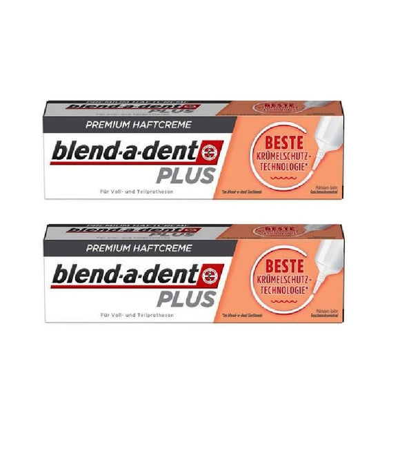 2xPack Blend-a-dent Super Crumb Protection Adhesive Cream - 80 g