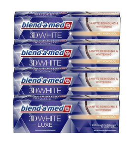 4xPack Blend-a-Med 3D White Coconut Oil Toothpaste - 300 ml
