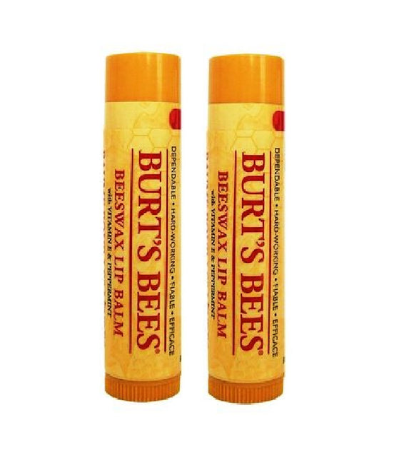 2xPack BURT'S BEES Beeswax Lip Balm Color 01 - 8.6 g