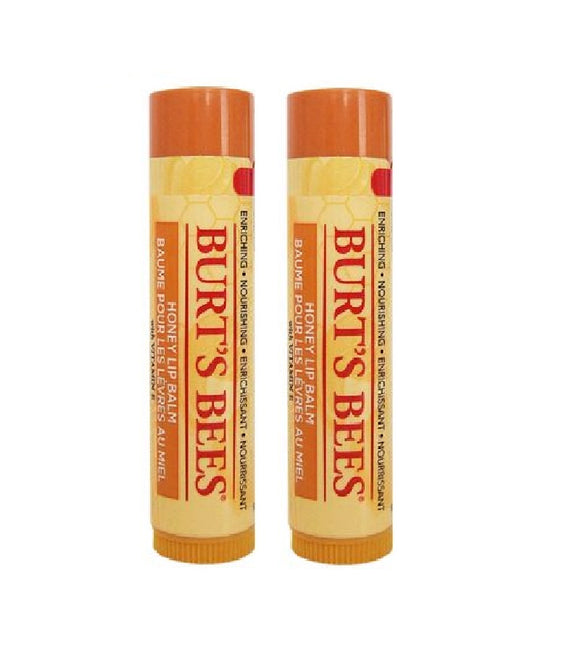 2xPackvBURT'S BEES Honey Lip Balm - 8.6 g