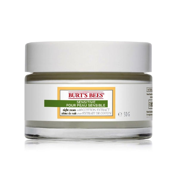 BURT'S BEES Moisturizing Night Cream for Sensitive Skin - 50 g