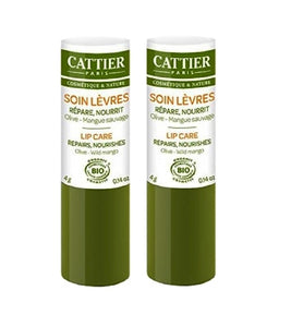 2xPack Cattier Organic Olive Mango Lip Balm - 8 g