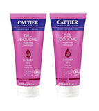 2xPack Cattier Palmarosa Organic Pink Clay Shower Gel - 400 ml