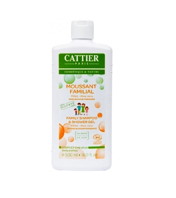 Cattier Orange Blossom Perfume Family Shower Foam for Body & Hair - 500 ml