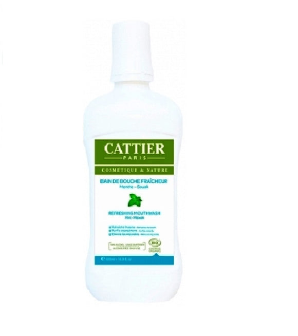Cattier Organic Fresh Mouthwash - 500 ml