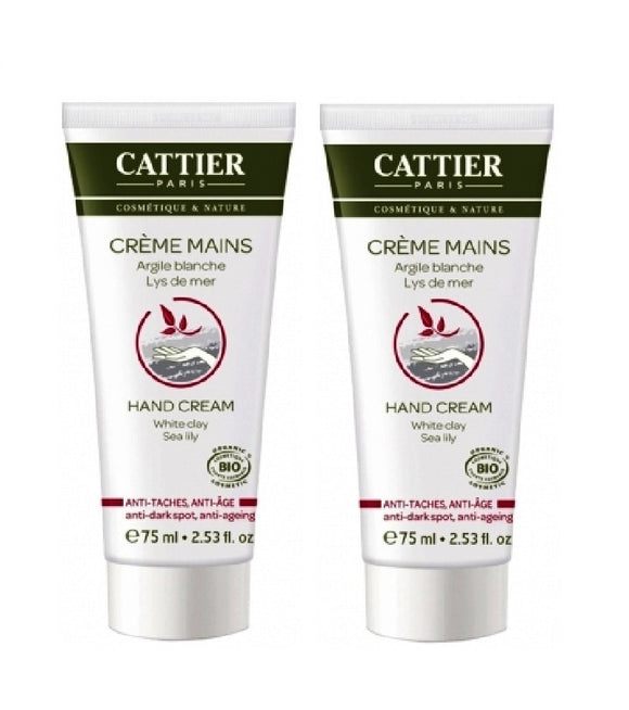 2xPack Cattier Organic Ultra-Nourishing Hand Cream - 150 ml