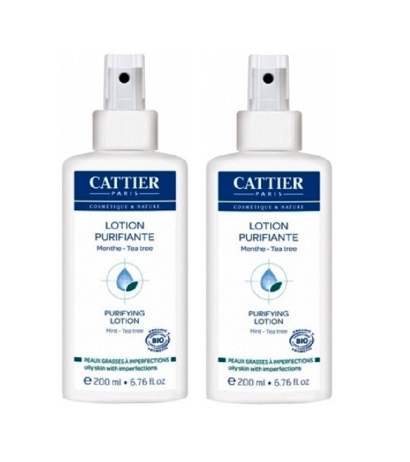 2xPack Cattier Bio Cleansing Lotion - 400 ml