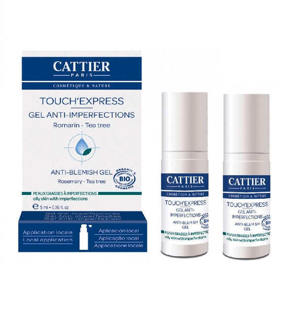 2xPack Cattier Organic Touch'Express Gel against Skin Imperfections - 10 ml