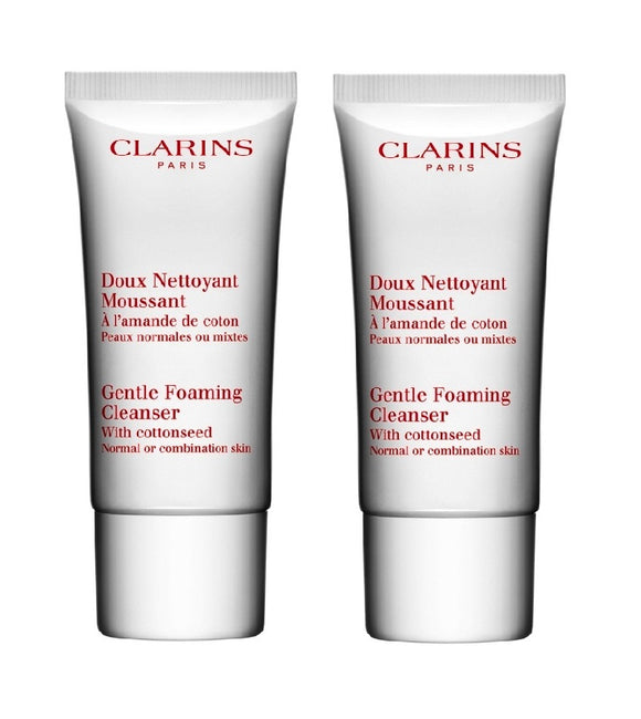 2xPack Clarins Gentle Foaming Cleanser For Normal Or Combination Skin (Limited Edition) - 100 ml