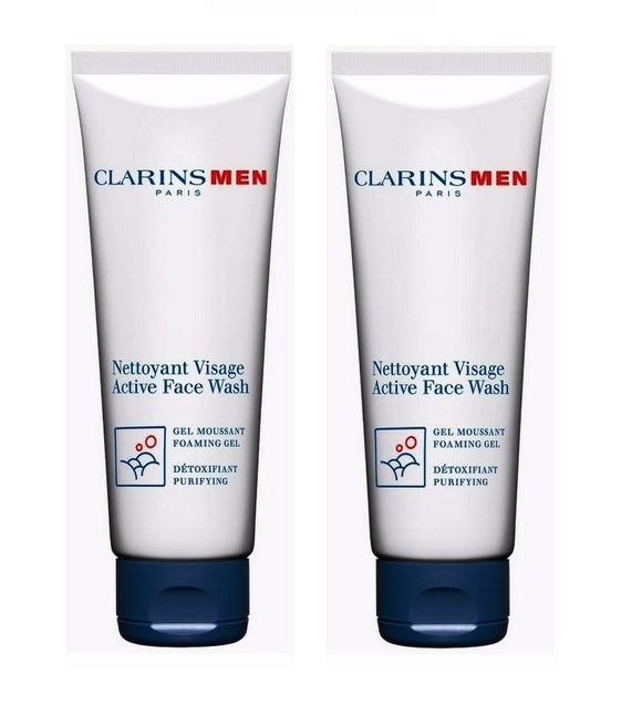 2xPack Clarins Men Active Face Wash - 250 ml