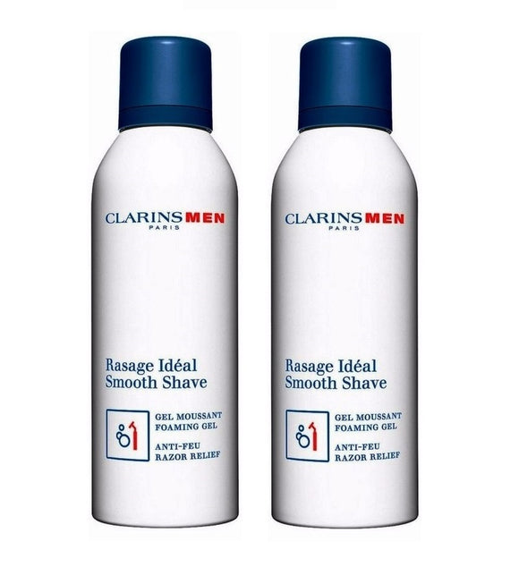 2xPack Clarins Men Smooth Shave Foaming Gel - 300 ml