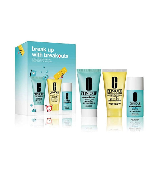 Clinique Break Up With Breakouts Face Care Gift Set for Women