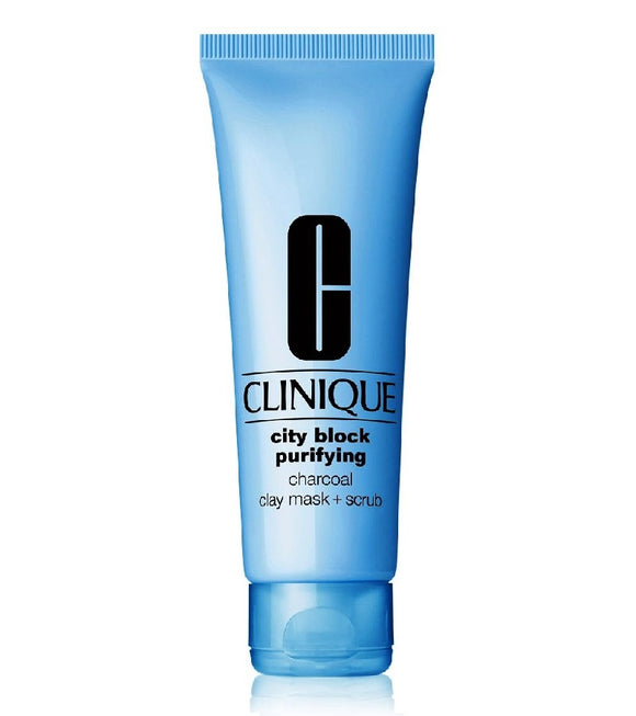 CLINIQUE City Block Purifying Charcoal Clay Mask & Scrub - 100 ml