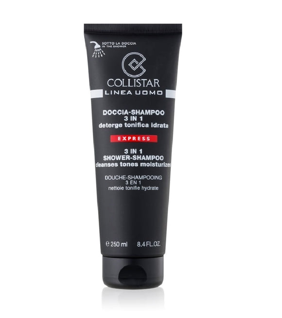Collistar 3 in 1 Shower-Shampoo Express for Men - 250 ml