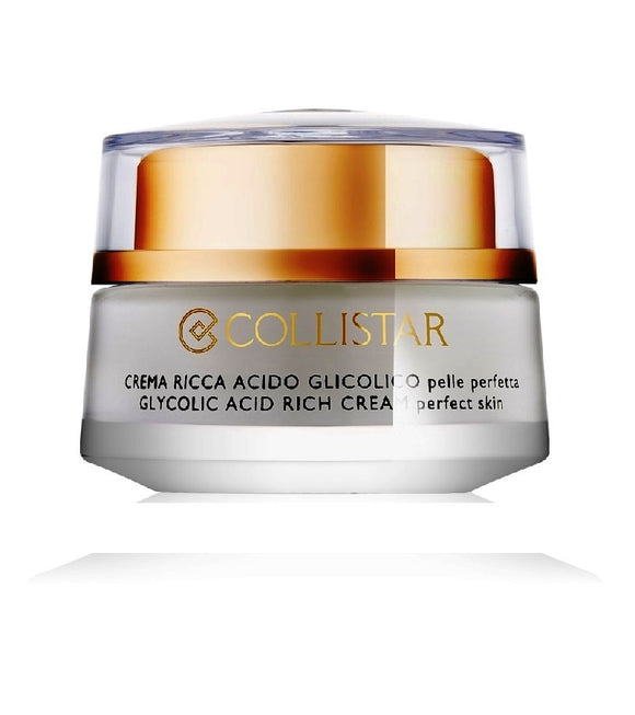 Collistar Pure Actives Glycolic Acid Nourishing Cream for Skin Brightening Effect- 50 ml