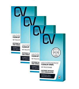 4xPack CV (CadeaVera) HYDRO Anti-Blackheads Skin-refining Clear-Up Strips- 24 pieces