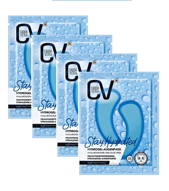 4xPack CV (CadeaVera) Stay Hydrated Hydrogel Eye Pads - 8 Pieces