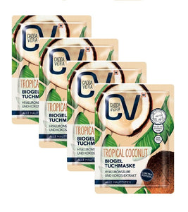 4xPack CV (CadeaVera) Sheet Mask Tropical Coconut