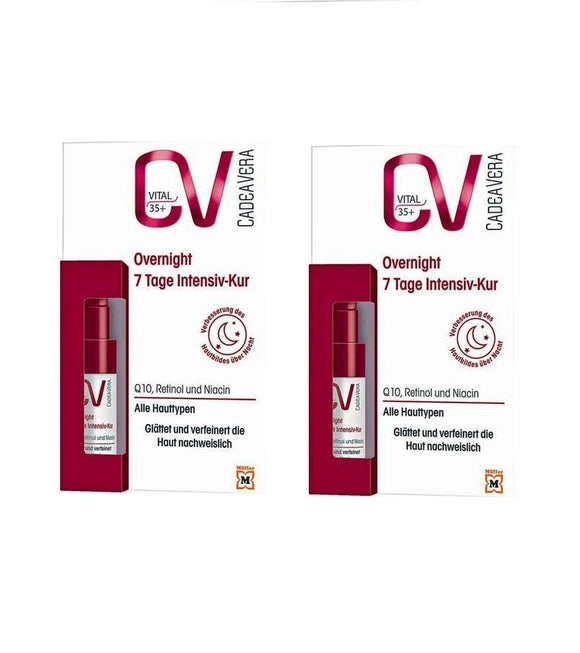2x Pack CV (CadeaVera) Vital Overnight 7 Days Intensive Skin Cure - Eurodeal.shop
