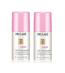 2xPack Declare 24-hour Body Care Deodorant Roll on - 150 ml