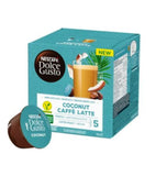6xPack Nescafe Dolce Gusto Coconut Caffe Latte Coffee Capsules - 96 Capsules