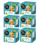 6xPack Nescafe Dolce Gusto Coconut Caffe Latte Coffee Capsules - 96 Capsules