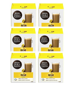 6xPack Nescafe Dolce Gusto Ricore Latte Coffee Capsules - 96 Capsules