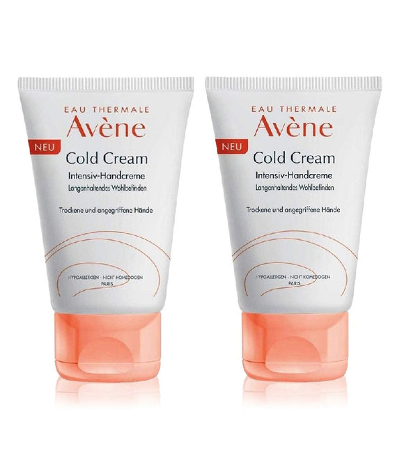 2xPack Avene Cold Cream Intensive Handcreme - 100 ml