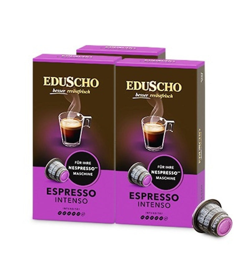 Eduscho 30 EDUSCHO Coffee Capsules for NESPRESSO Machines - Four Varieties ...