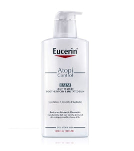 Eucerin AtopiControl Light Moisturizing Emulsion for Irritated Skin - 400 ml