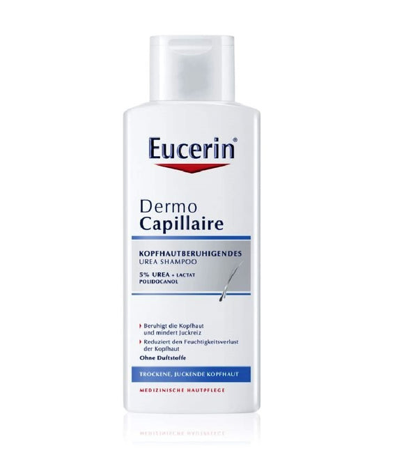 Eucerin DermoCapillaire  Urea Shampoo for Dry and Itchy Scalps - 250 ml
