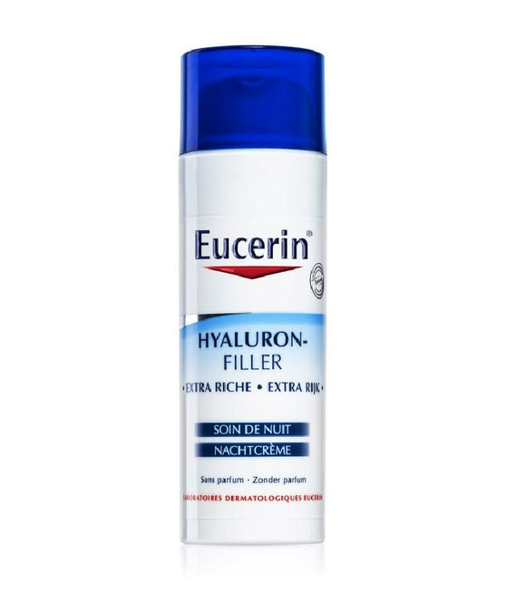 Eucerin Hyaluron Filler Anti-Wrinkle Extra-Rich Night Cream for Very Dry Skin - 50 ml