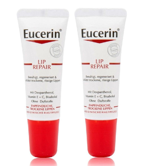 2xPack Eucerin Lip Repair Lip Balm - 20 ml