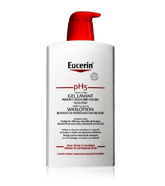 Eucerin pH5 Shower Cream for Sensitive Skin - 1000 ml
