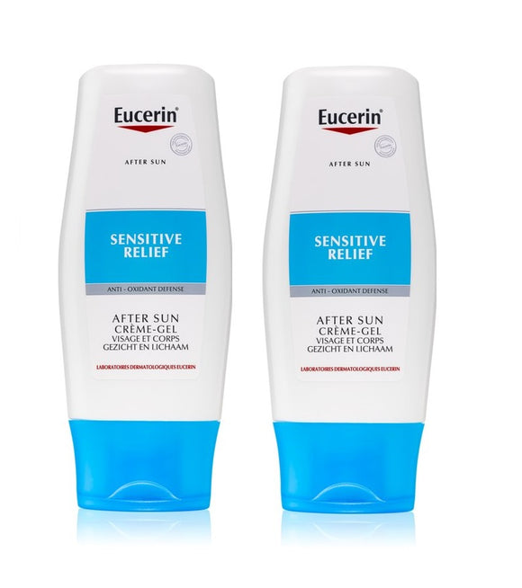 2xPack Eucerin Sun After Sun Soothing Gel for Sensitive Skins - 300 ml