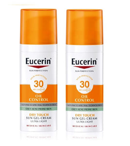 2xPack Eucerin Sun Oil Control Protective Cream SPF 30 - 100 ml
