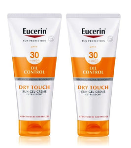 2xPacks Eucerin Sun Dry Touch Oil Control Sun Cream Gel SPF 30 - 400 ml