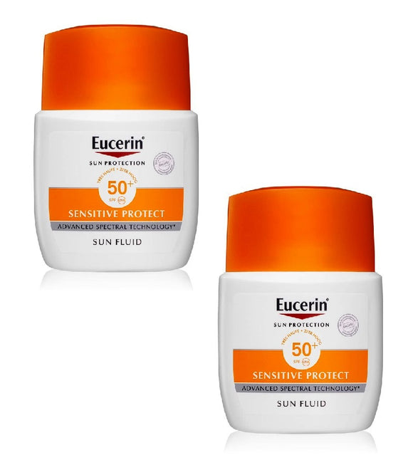 2xPacks Eucerin Sun Sensitive Protect Matt Fluid SPF 50+ - 50 ml